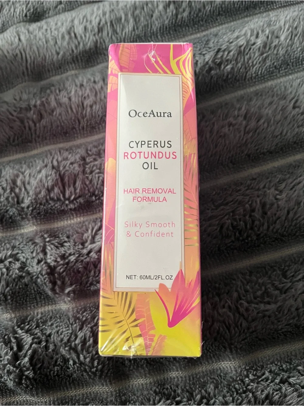 Aura Cyperus Rotundus Oil Hair Removal Formula - Pink and Yellow